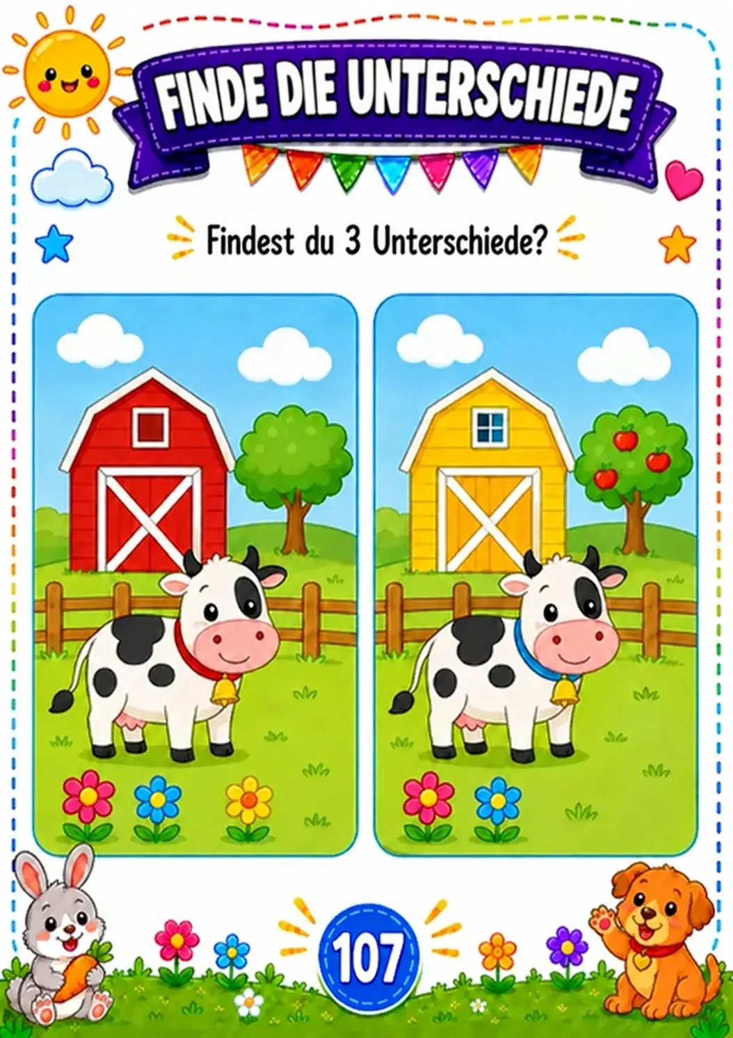 Arbeitsblatt: Finde die Unterschiede